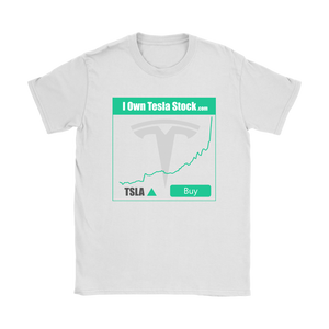 I Own Tesla Stock:  T-Shirt with full logo