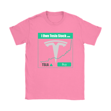 Load image into Gallery viewer, I Own Tesla Stock:  T-Shirt with full logo
