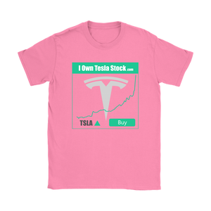 I Own Tesla Stock:  T-Shirt with full logo