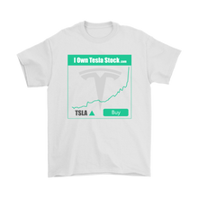 Load image into Gallery viewer, I Own Tesla Stock:  T-Shirt with full logo
