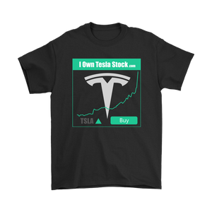 I Own Tesla Stock:  T-Shirt with full logo