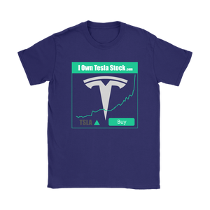 I Own Tesla Stock:  T-Shirt with full logo