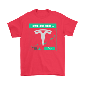 I Own Tesla Stock:  T-Shirt with full logo