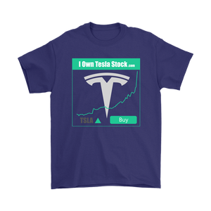 I Own Tesla Stock:  T-Shirt with full logo